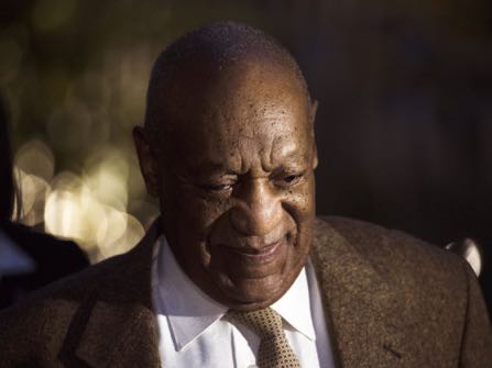 Bill Cosby departs after a pretrial hearing in his sexual assault case at the Montgomery County Courthouse in Norristown, Pa., Wednesday, Dec. 14, 2016. A judge says he'll take some time before deciding whether to allow more than a dozen women who accuse Bill Cosby of sexually assaulting them to testify at his trial next year. (AP Photo/Matt Rourke)