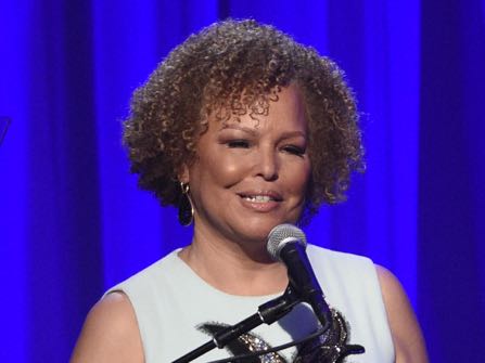 The 2017 GRAMMY Salute To Industry Icons honoree Debra L. Lee, BET Network chairman/CEO, speaks at the Clive Davis and The Recording Academy Pre-Grammy Gala at the Beverly Hilton Hotel on Saturday, Feb. 11, 2017, in Beverly Hills, Calif. (Photo by Chris Pizzello/Invision/AP)