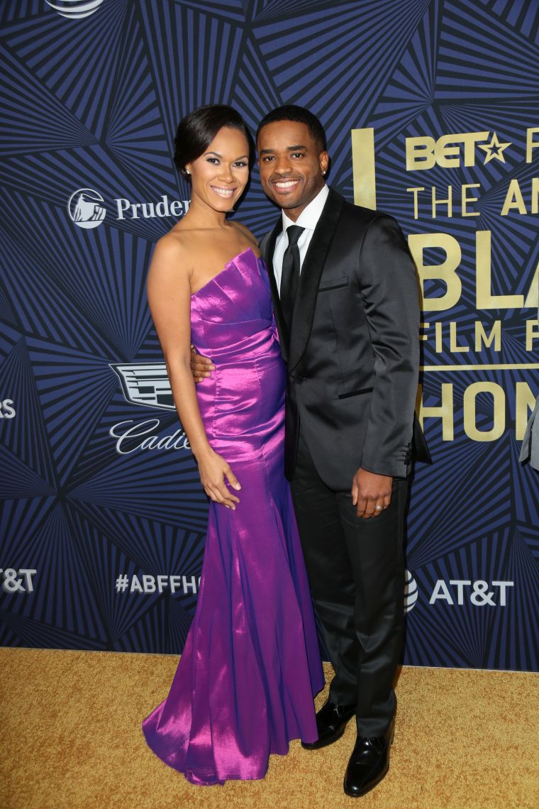Larenz Tate and his wife Tomasina