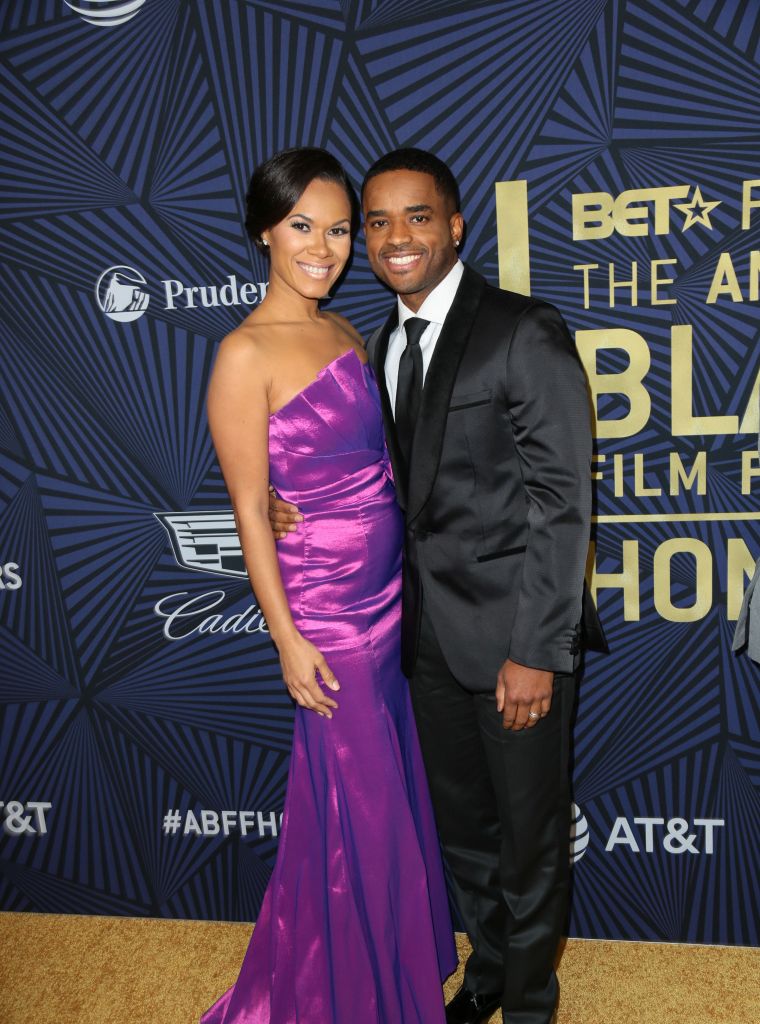 Larenz Tate and his wife Tomasina