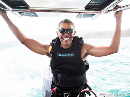 We miss you President Obama, but it seems you’re happy to be back to private life.