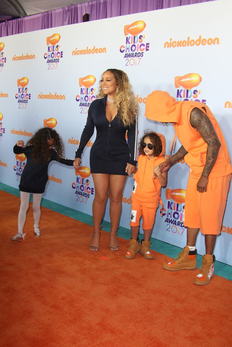 Mariah Carey and Nick Cannon and their kids