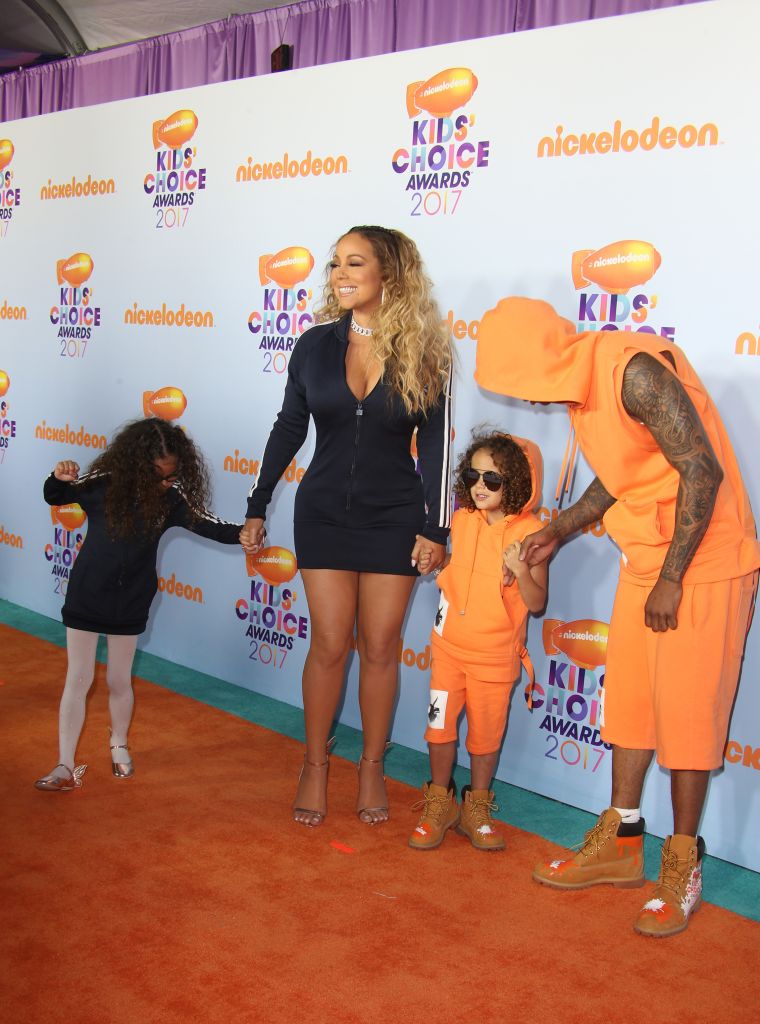 Mariah Carey and Nick Cannon and their kids