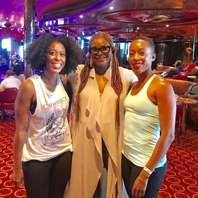 More beautiful ladies on board.