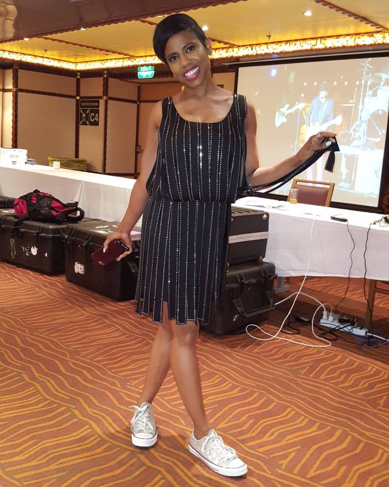 Jacque Reid keeps it comfortable.