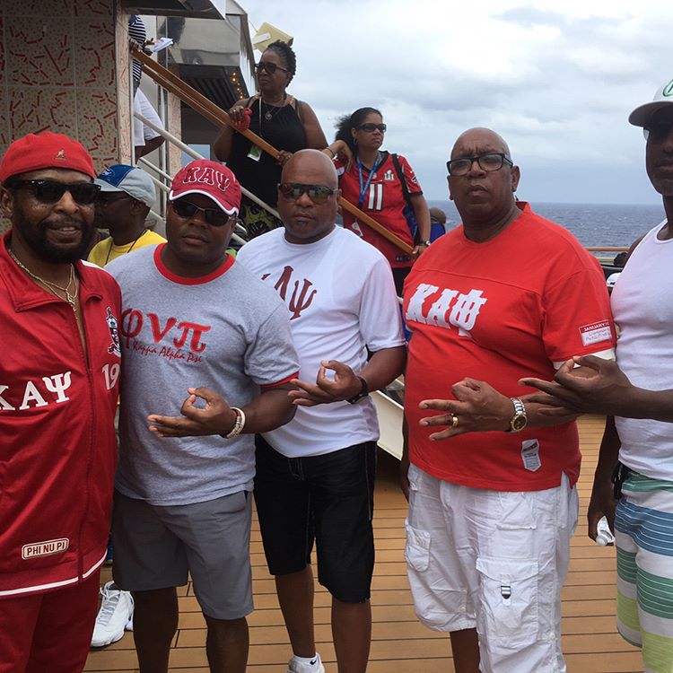 Representing for the crimson and cream on HBCU Night.