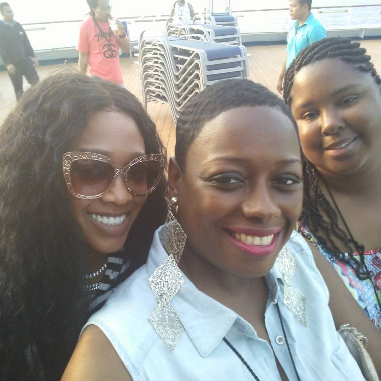 Trina, Ms. Katrina (Unofficial Fantastic Voyage ambassador) and friend