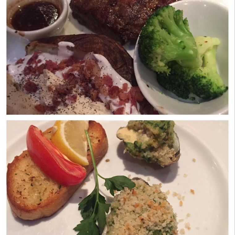 This cruise meal looks delicious!