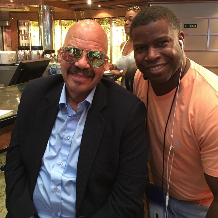 It's the haaaaaardest working man in show business!