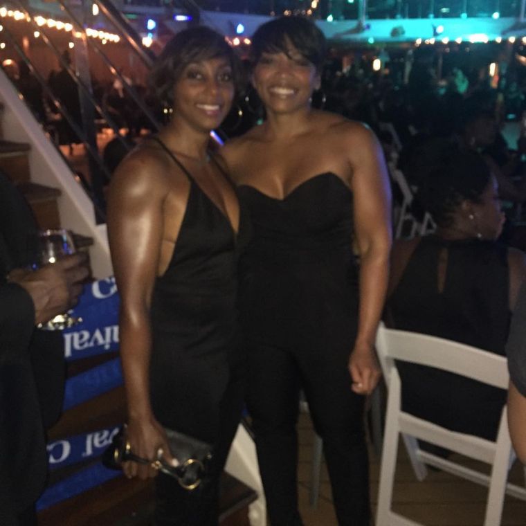 All-Black Night was well represented by these two ladies.