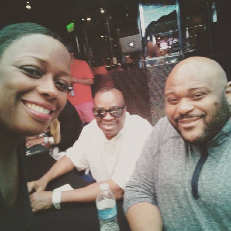 Katrina Terrell, you are the most photographed cruiser! With Slick Rick and Ruben Studdard, we'll see you and your twin next year.