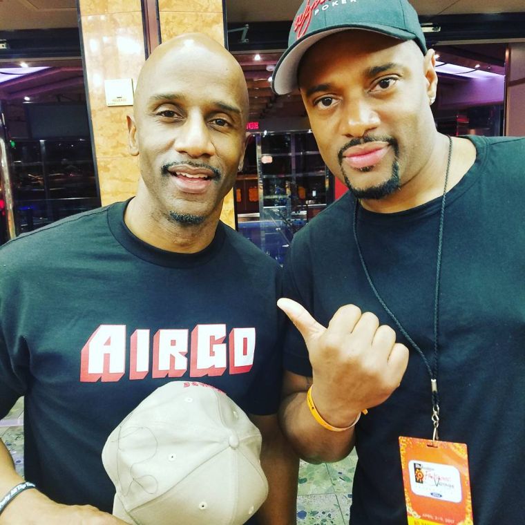 Damon Williams buddies up with actor Malik Whitfield