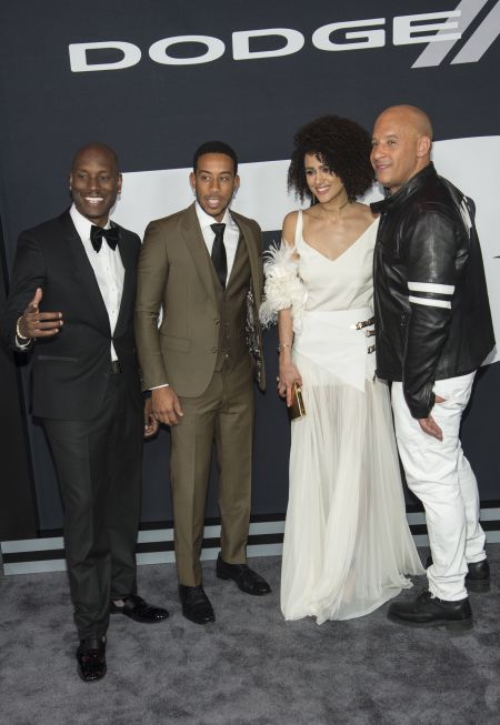 Tyrese, Ludacris, Nathalie Emmanuel, Vin Diesel