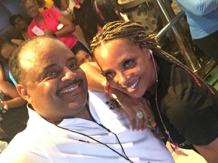 Roland Martin with Eva Marceille.