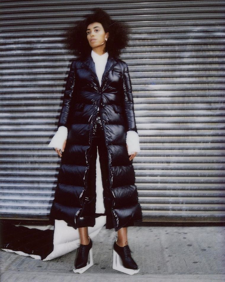 Solange in Thom Browne