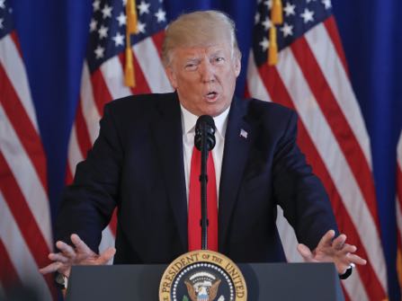 Donald Trump: Trying to say Obama wasn't born in the U.S.