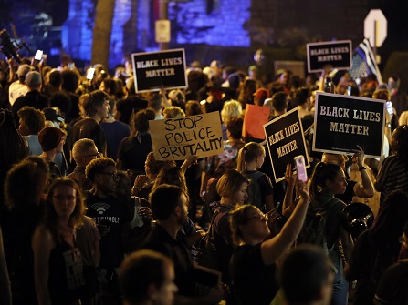 Protesters With Signs