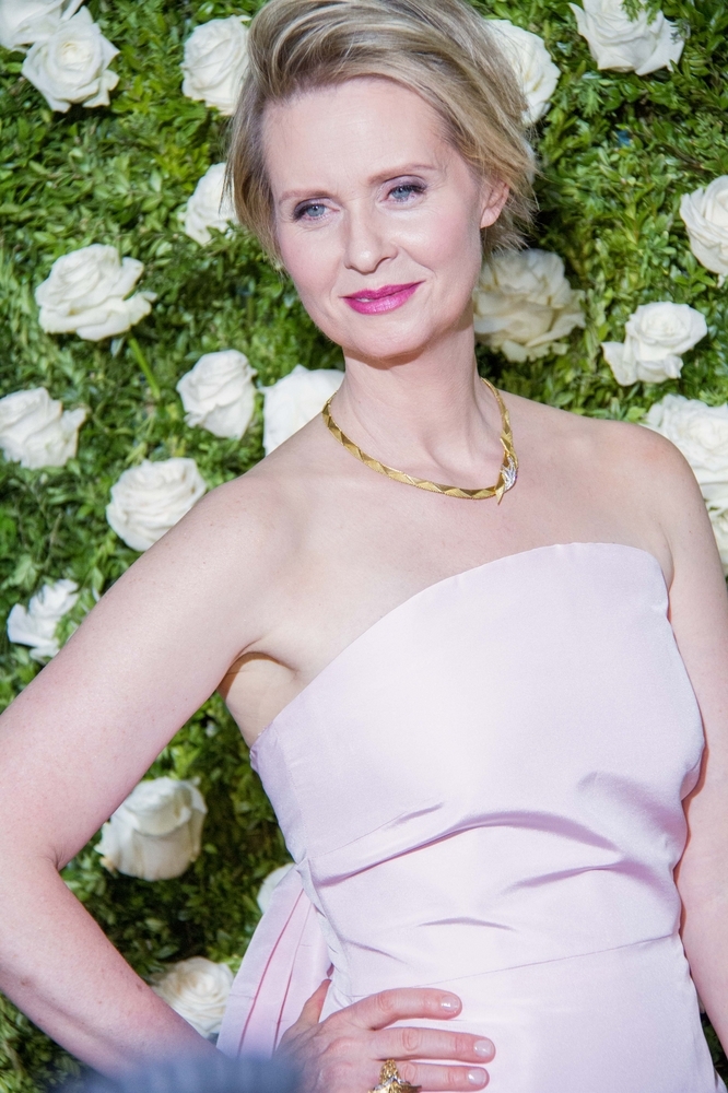 Cynthia Nixon of Sex & the City fame was diagnosed in 2006. She had a lumpectomy and radiation and is now cancer-free.