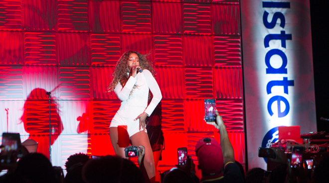 Sevyn Streeter Performs on the EXPO Stage