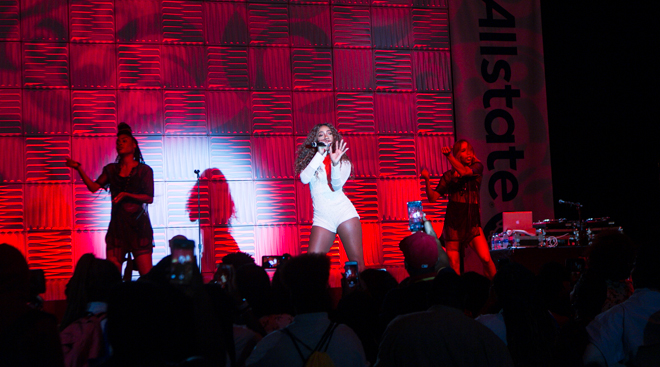 Sevyn Streeter Performs on the EXPO Stage