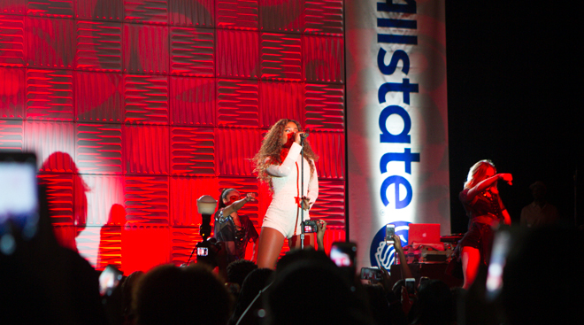 Sevyn Streeter Performs on the EXPO Stage
