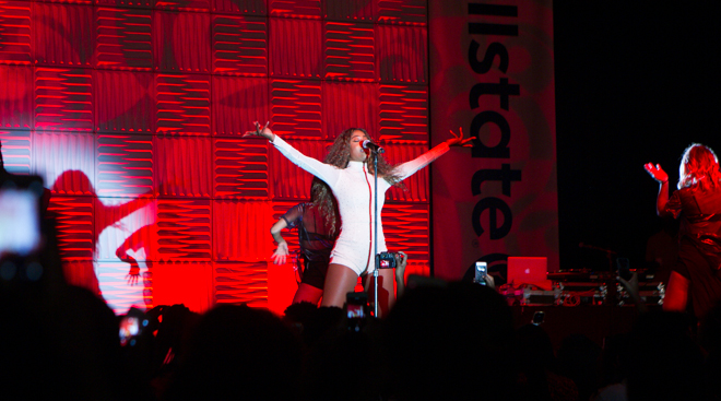 Sevyn Streeter Performs on the EXPO Stage