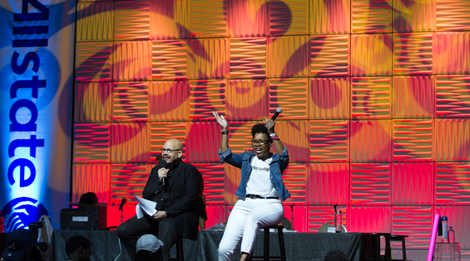 2017 Allstate Tom Joyner Family Reunion: Sky Show Featuring Tamar Braxton & 112