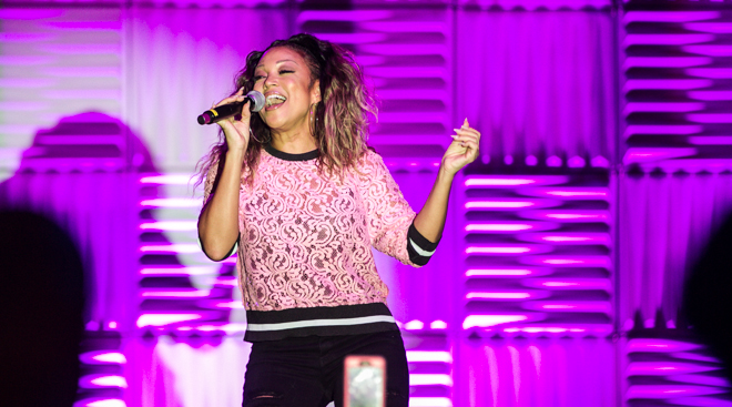 Chanté Moore Performes on the EXPO Stage