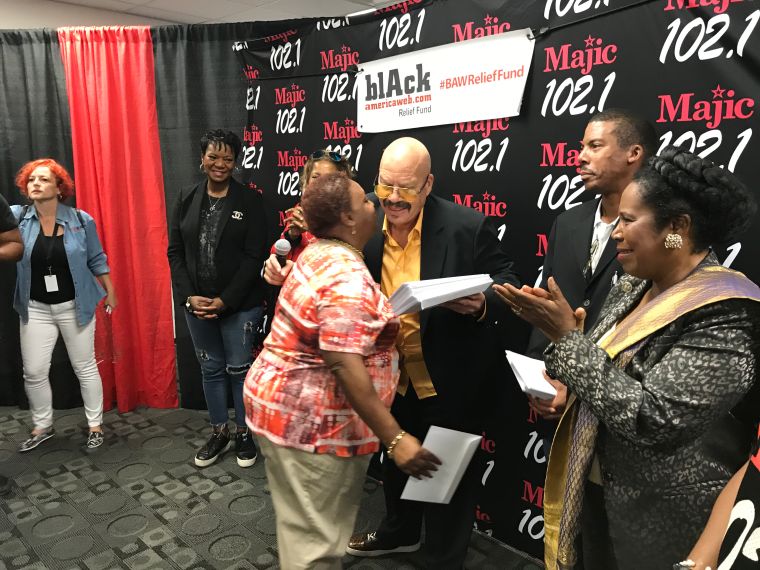 Tom Joyner Donates $50,000 to 50 Houston Families Affected by Hurricane Harvey