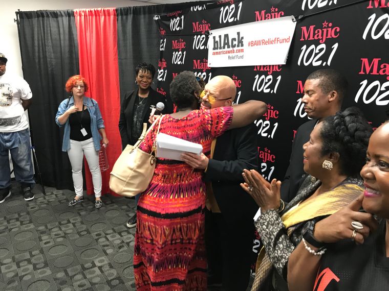 Tom Joyner Donates $50,000 to 50 Houston Families Affected by Hurricane Harvey