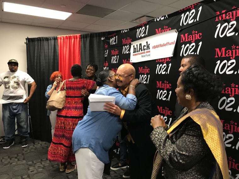 Tom Joyner Donates $50,000 to 50 Houston Families Affected by Hurricane Harvey