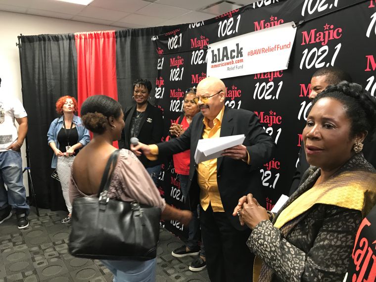 Tom Joyner Donates $50,000 to 50 Houston Families Affected by Hurricane Harvey