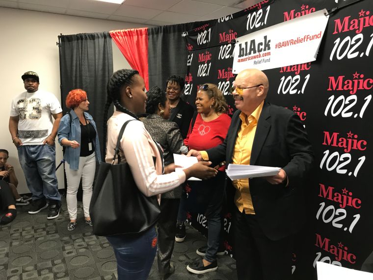 Tom Joyner Donates $50,000 to 50 Houston Families Affected by Hurricane Harvey