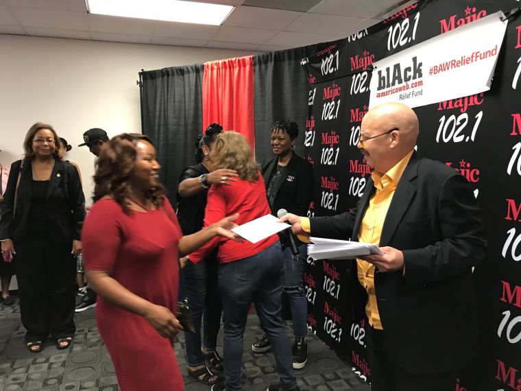 Tom Joyner Donates $50,000 to 50 Houston Families Affected by Hurricane Harvey