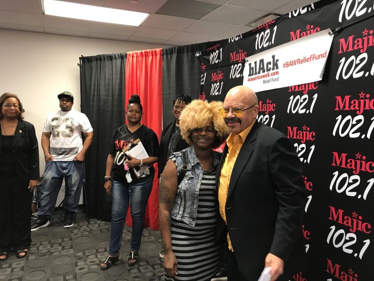 Tom Joyner Donates $50,000 to 50 Houston Families Affected by Hurricane Harvey