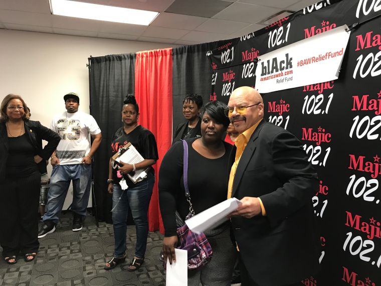 Tom Joyner Donates $50,000 to 50 Houston Families Affected by Hurricane Harvey