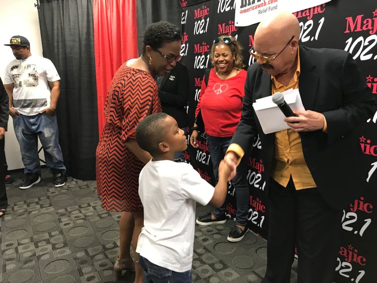 Tom Joyner Donates $50,000 to 50 Houston Families Affected by Hurricane Harvey