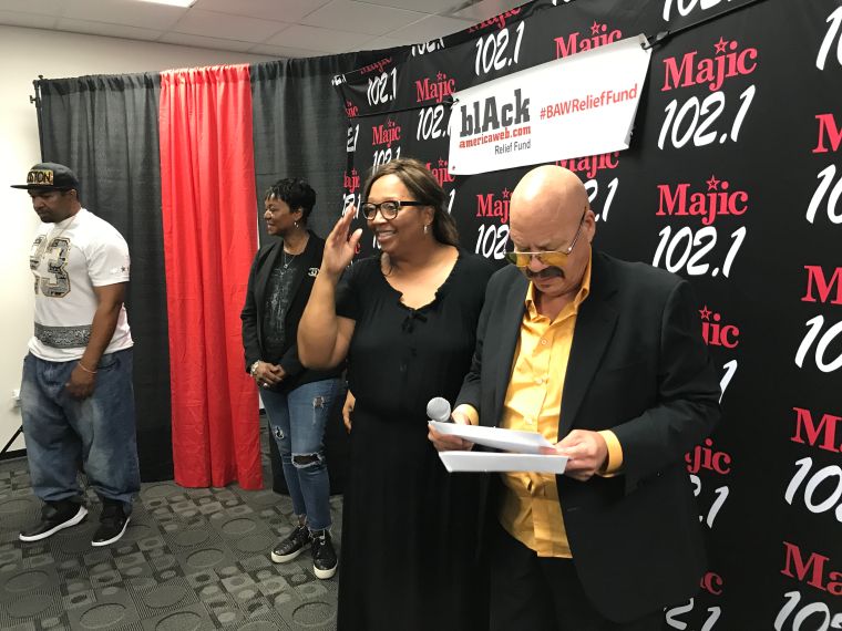 Tom Joyner Donates $50,000 to 50 Houston Families Affected by Hurricane Harvey