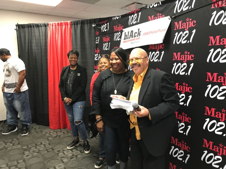 Tom Joyner Donates $50,000 to 50 Houston Families Affected by Hurricane Harvey