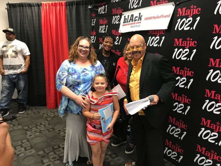 Tom Joyner Donates $50,000 to 50 Houston Families Affected by Hurricane Harvey