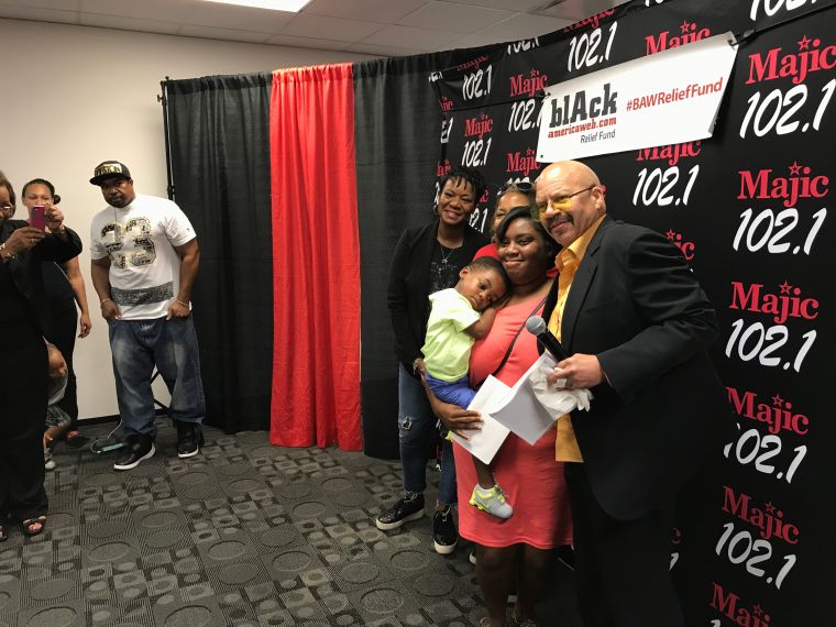 Tom Joyner Donates $50,000 to 50 Houston Families Affected by Hurricane Harvey