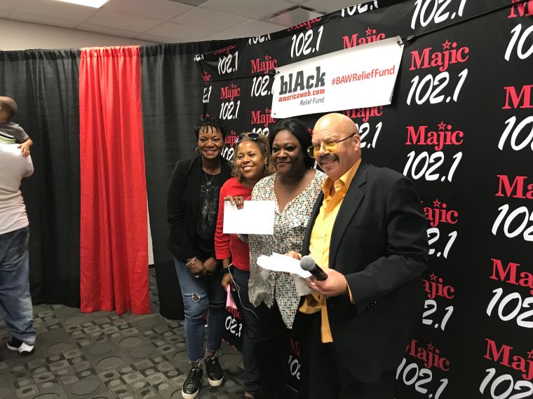 Tom Joyner Donates $50,000 to 50 Houston Families Affected by Hurricane Harvey