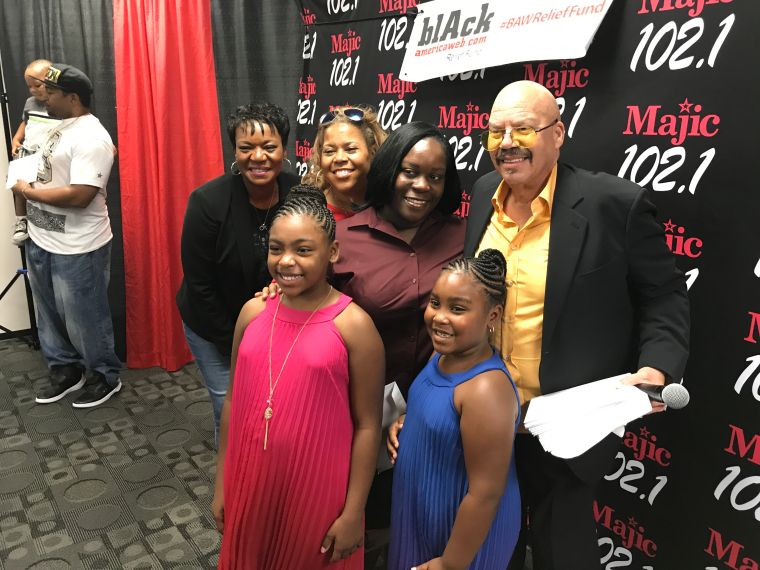 Tom Joyner Donates $50,000 to 50 Houston Families Affected by Hurricane Harvey