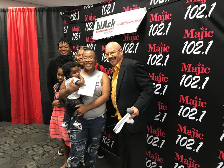 Tom Joyner Donates $50,000 to 50 Houston Families Affected by Hurricane Harvey
