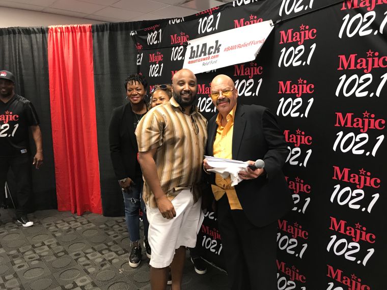 Tom Joyner Donates $50,000 to 50 Houston Families Affected by Hurricane Harvey