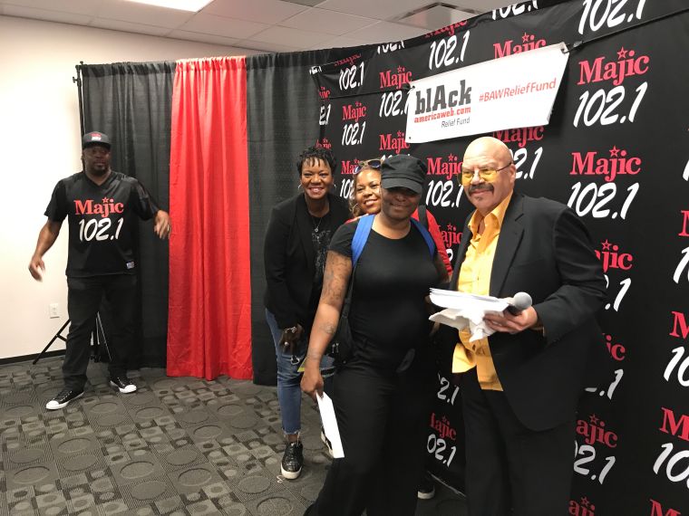 Tom Joyner Donates $50,000 to 50 Houston Families Affected by Hurricane Harvey