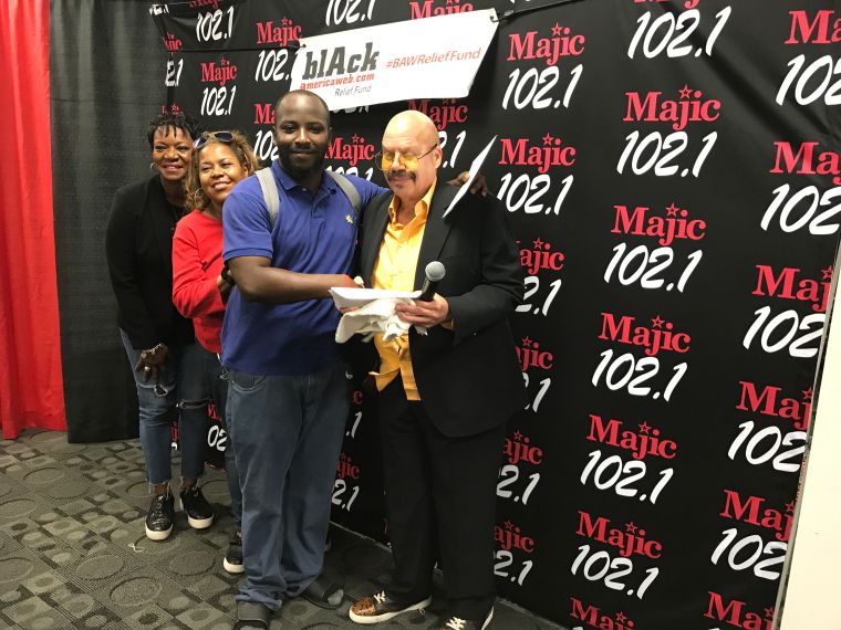 Tom Joyner Donates $50,000 to 50 Houston Families Affected by Hurricane Harvey