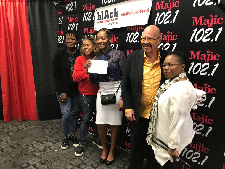 Tom Joyner Donates $50,000 to 50 Houston Families Affected by Hurricane Harvey