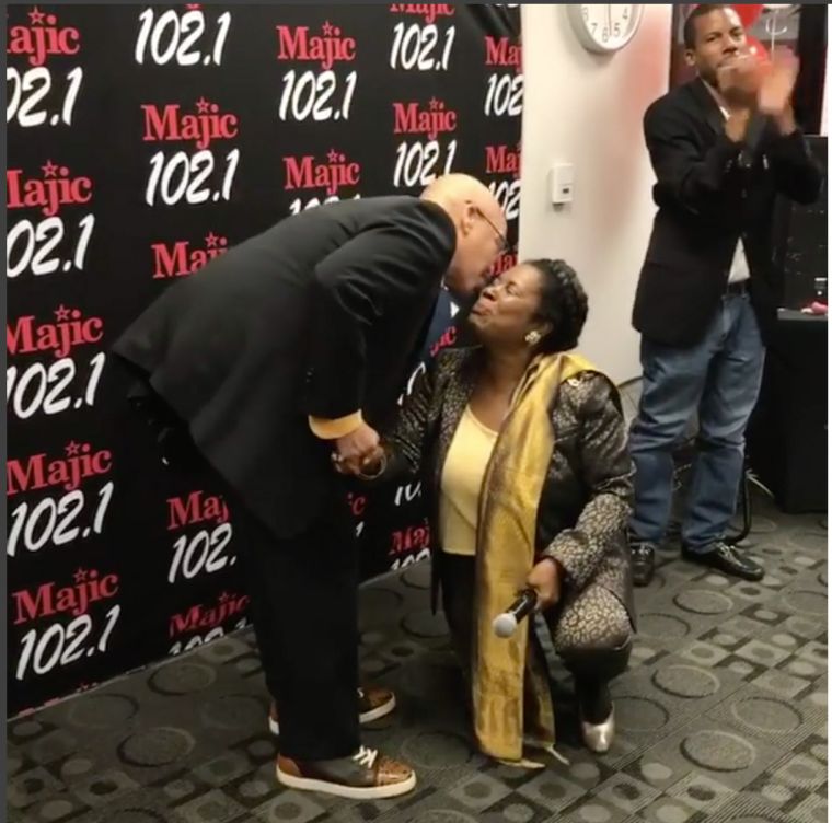 Tom Joyner Donates $50,000 to 50 Houston Families Affected by Hurricane Harvey