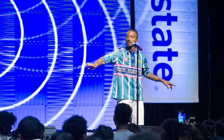 The Allstate Tom Joyner Family Reunion EXPO Stage Featuring: Marsha Ambrosius, Algee Smith, PJ Morton & Brian Courtney Wilson